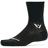Swiftwick- PERFORMANCE FOUR Trail Running & Cycling Crew Socks, Max Durability