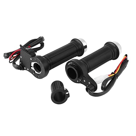 Keenso 1 Paar Neue 7/8 Motorrad Heizgriffe Lenkergriffe Elektrische Heißluftheizung Handgriffe Lenkerwärmer mit Abdeckungen u