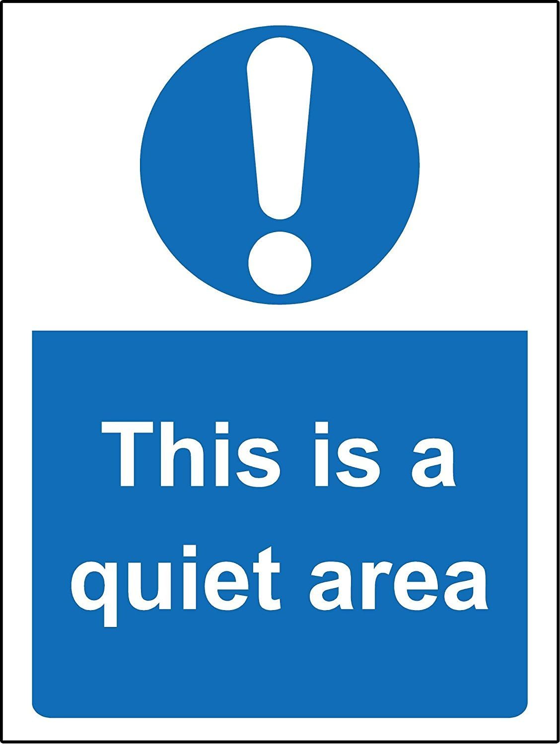 KPCM Display Dies ist EIN leise Bereich Schild aus Aluminium – 3 mm ...