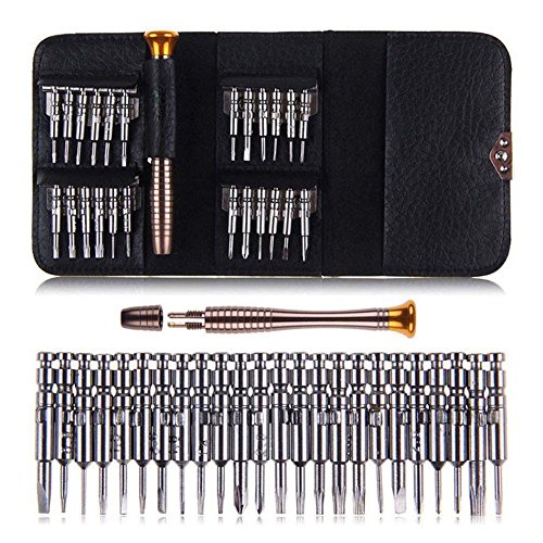 Click Here to See More Images Gracefulvara 25 in 1 Leather Multi-function Combination Screwdriver Set