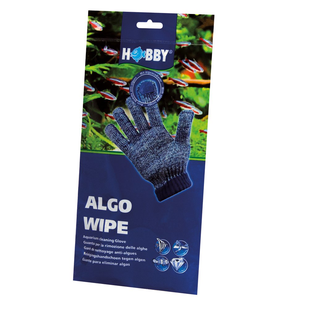 HOBBY Aquaristik Algo Wipe I Effortlessly Eliminate Algae and Other Surfaces of Aquarium Discs I Index Finger with Algae Eraser