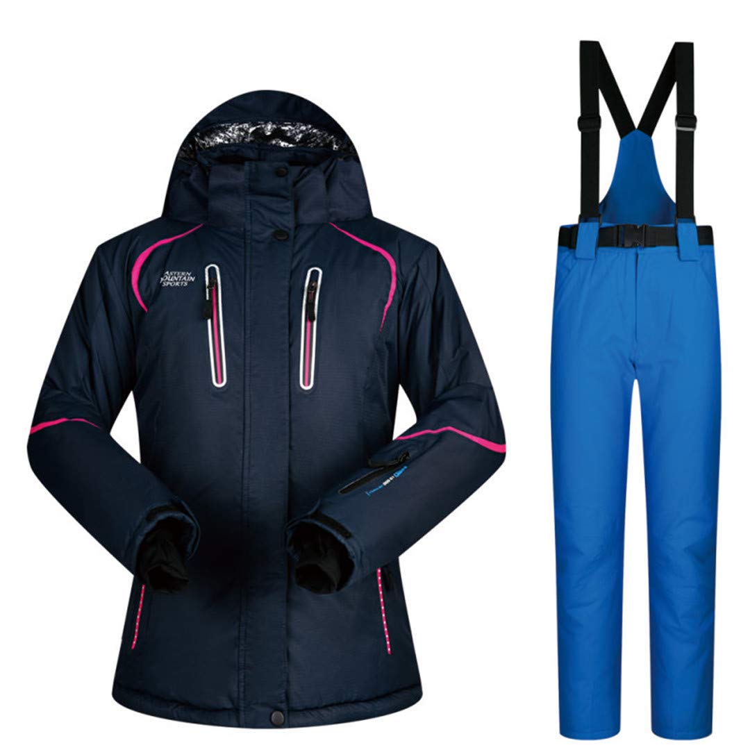  Women Winter Snow Clothing Set Thick Waterproof