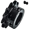 Jeremywell #40 Roller Chain Sprocket B Type 1" Bore Hardened 12 Tooth