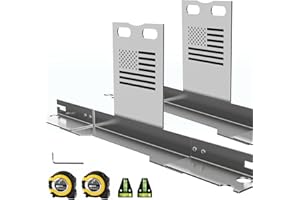 VRXSOND Heavy-Duty Wheel Alignment Tool with American Flag—No Caliper Removal Required. Universal Alignment Tools Automotive Suitable for Cars, Trucks, SUVs, ATVs/UTVs, etc., (Chrome)