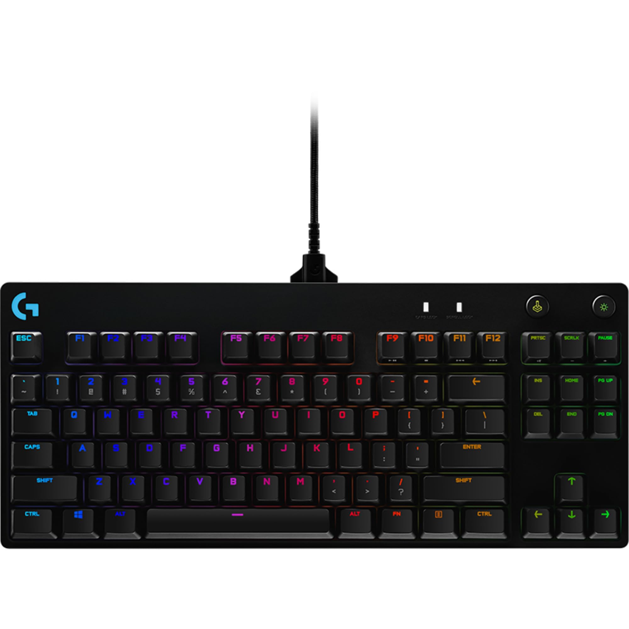 Logitech G PRO keyboard USB QWERTZ German Black G PRO, Standard, USB, Mechanical, QWERTZ, RGB LED, Black