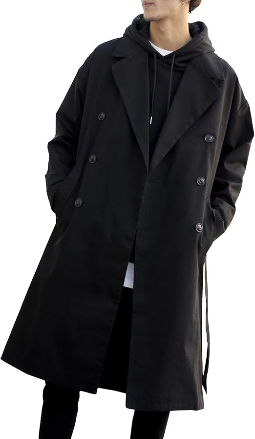 Amazon アドミックス アトリエサブメン Admix Atelier Sab Men メンズ コート コンパクトコットン オーバーサイズ ロング トレンチコート ラップコート 02 72 6692 コート ジャケット 通販