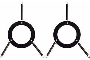 HAIZUSAI Mounting Spring Clips for Reptile Habitat Lighting Domes (2 Pack) - Universal Terrarium Lid Clamps, Secure Heat Lamp Dome Lock