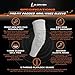 B-Driven Sports | Padded Knee & Arm Compression Athletic Sleeves | Durable Protective Pads | Moisture Wicking | Professional Athlete Quality | Great for Youth, Men & Women Athletes | 2 Sleeves