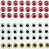 C-Pioneer-100PCS-3D-Fishing-Lure-Eyes-Red-Gold-Silver-8MM-Random-Color
