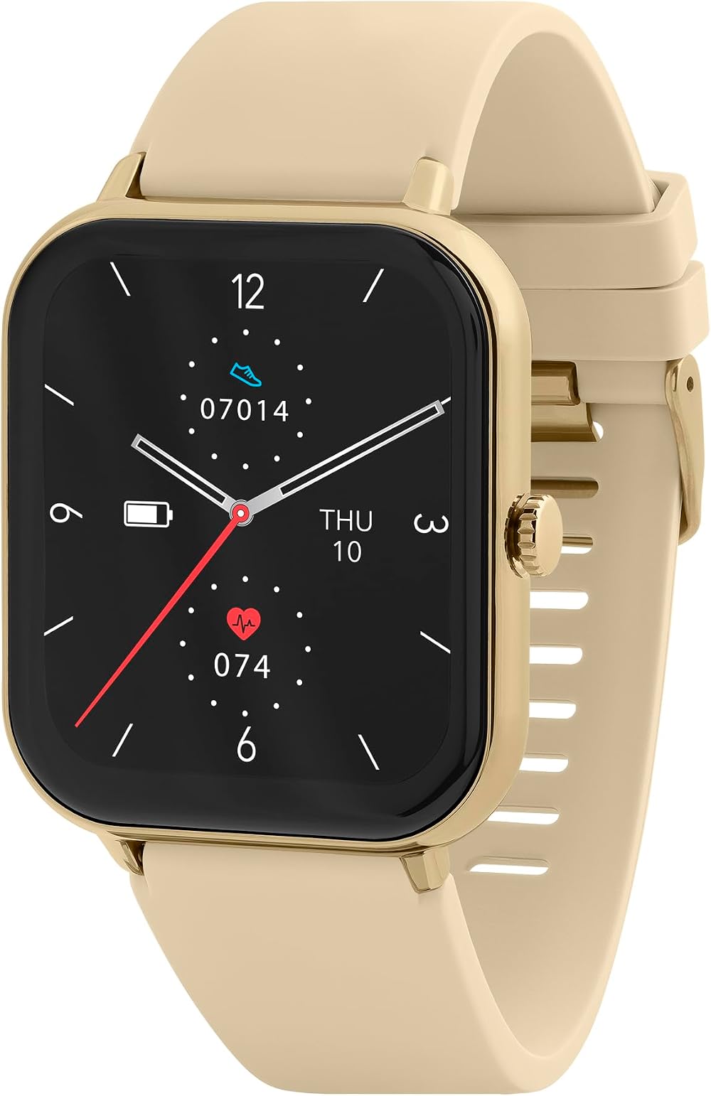 Reflex Active Series 23 Smart Calling Watch Cream Strap Pale Gold Alloy