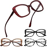 Eyekepper 4-Pack Chic Reading Glasses for Women Oversized Readers