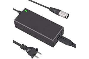 NVMW 42V 2A Electric Bike Charger(3-Pin XLR Connector),Compatible with Razor Crazy Cart XL, MX650,MX500,Currie, Schwinn S1000, S600, Ezip E1000, X-600 for 36V Lithium Battery