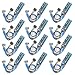 Ubit 12-PCS PCI-E Riser for Bitcoin\Litecoin\ETH coin PCIe VER 006C 6 PIN 16x to 1x Powered Riser Adapter Card 6-Pin PCI-E to SATA Power Cable - GPU Riser Adapter - Ethereum Mining ETH