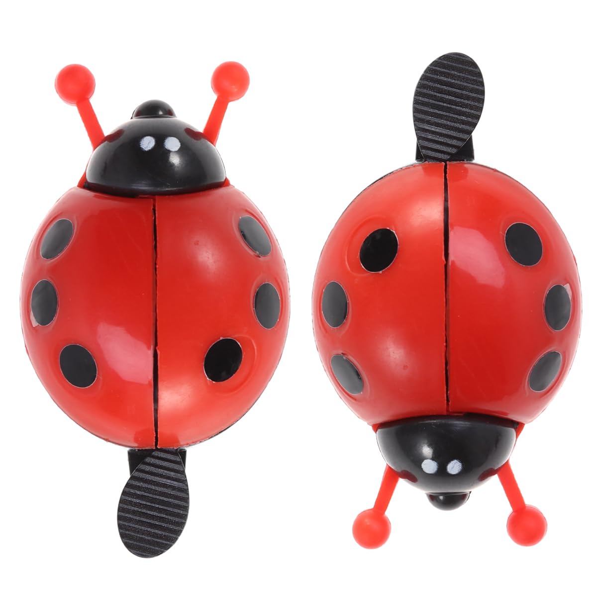 BESPORTBLE Kids Bicycle Bell - 2Pcs Red Ring Bell for Children S Bikes Easy to Install with Clear Sound - Cute Chrysanthemum Design