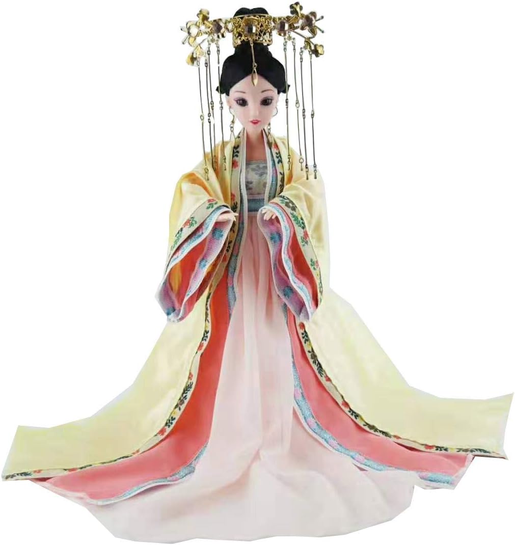 Zidao Dolls, collector dolls, Oriental decoration figure With Exquisite Oriental hairdo and doll clothes, doll Chinese for desk decoration, gift 30 Cm