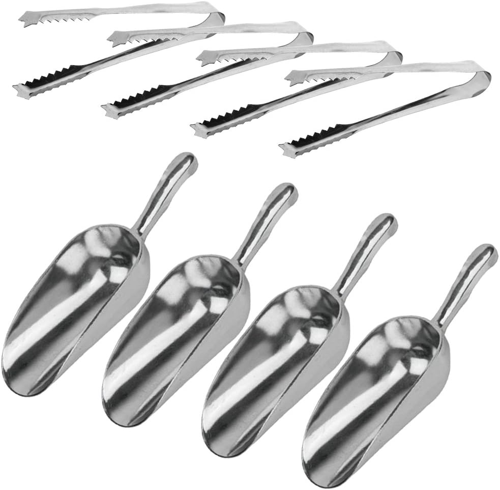 Sweet Jar Accessory Set 4 x Scoops, 4 x Tongs Amazon.co.uk Kitchen