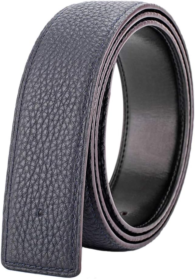 Vatee's - Correa para cinturón de hombre sin hebilla, piel auténtica ...
