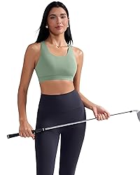 RUNNING GIRL Sports Bra for Women, Criss-Cross Back