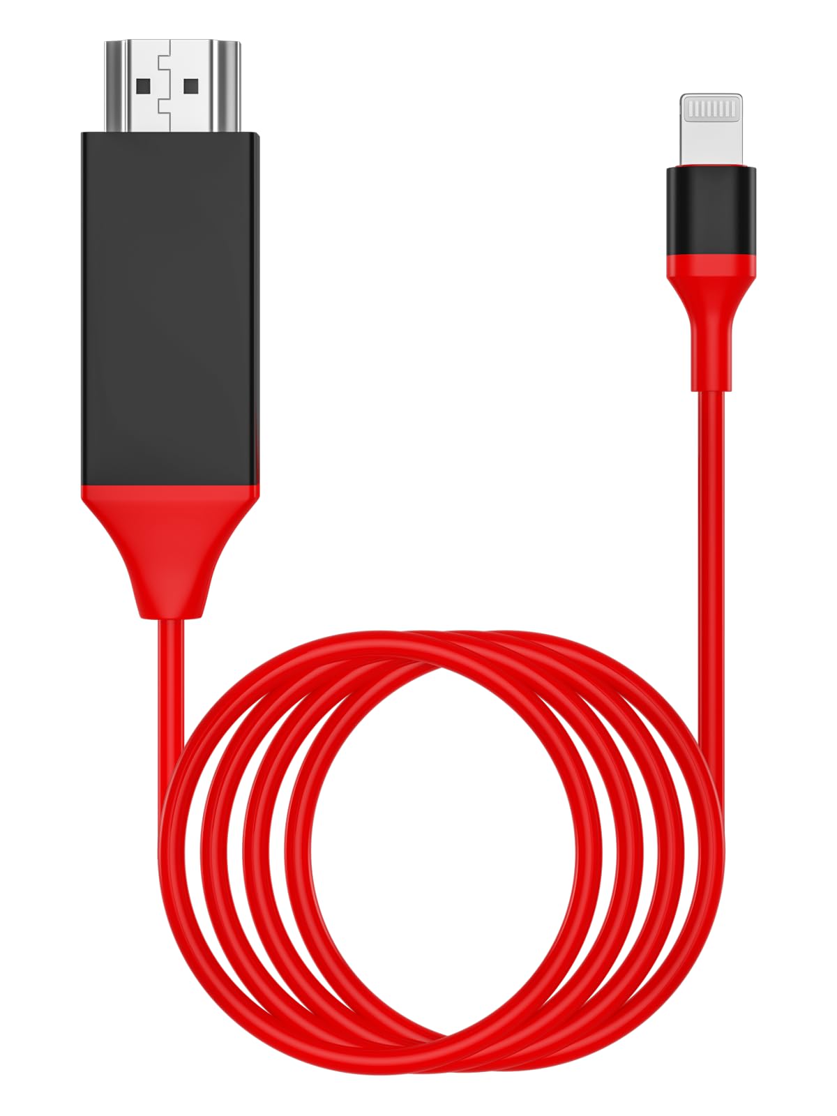 Photo 1 of [Apple MFi Certified] Compatible with iPhone iPad to HDMI Adapter Cable,1080P Lightning Digital AV Adapter HDTV Cord Compatible with iPhone/iPad to TV Projector Monitor No Need Power Supply-6.6ft