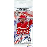 2021 Topps Series 1 MLB Baseball EXCLUSIVE HUGE Factory Sealed Retail JUMBO FAT PACK with 40 Cards! Loaded with Rookies & Coo