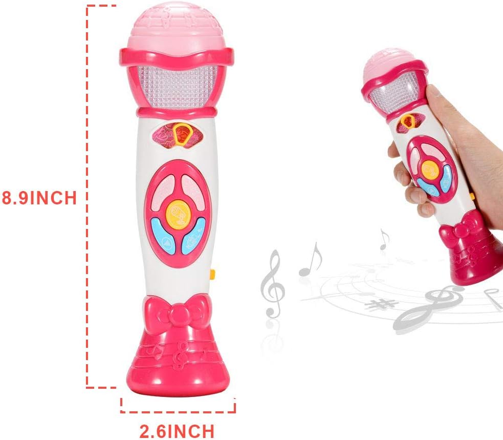 Toddler Microphone Toy with Voice Changer ThinkMax Kids Microphone