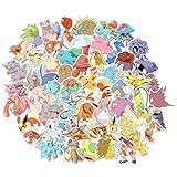 Pokemon Stickers Pikachu Laptop Stickers Pack Decals Cool Cartoon Stickers for Skateboard Guitar Car Bike Motorcycle Bicycle Bumper