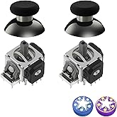 AKNES GuliKit TMR Electromagnetic Joysticks Replacement for DualSense PS5 / PS5 Edge Controller, Thumbstick Grips for PlaySta