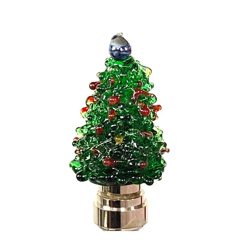 FINIAL Christmas Glass Lamp Glass,Xmas Tree