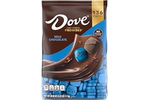 DOVE PROMISES Milk Chocolate Candy Individually Wrapped Bulk Pack (38.09 oz, 136 Piece) Bag