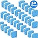 30 Pieces Solid Washing Machine Cleaner Effervescent Tablet Washer Cleaner Deep Cleaning Remover with Triple Decontamination for Bath Room Kitchen