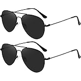 WOWSUN Classic Polarized Aviator Sunglasses for Women Men