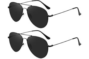 WOWSUN Classic Polarized Aviator Sunglasses for Women Men