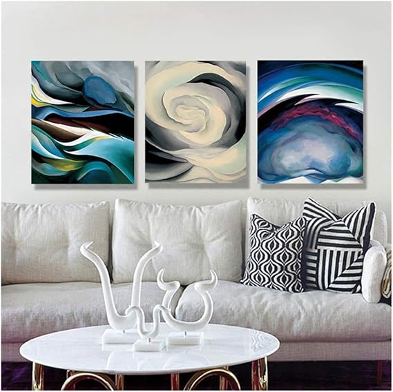 YISASA Cuadro en Lienzo Estilo de geometría Abstracta Moderna Árbol