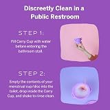 Pixie Cup Menstrual Cup Sterilizer - Compact & Microwavable Cleaner view 4