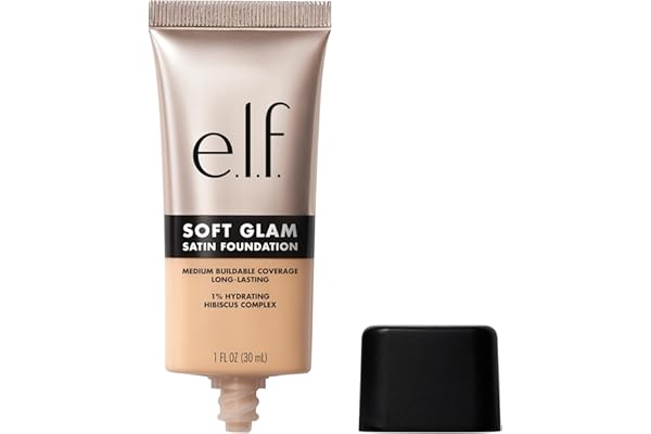 e.l.f. Soft Glam Foundation, 21 Light Neutral | Medium Coverage, Long-Lasting & Buildable Foundation For A Smooth, Satin Fini