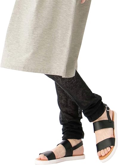 Amazon Co Jp Angeliebe エンジェリーベ マタニティ マタニティ インナー レギンス くしゅくしゅタイプ 12分丈 産前 前後マチ付 フリー ブラック 服 ファッション小物