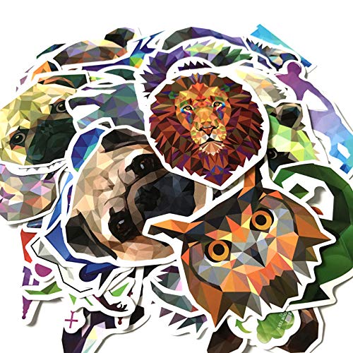 Mizzuco Vinyl Stickers Waterproof Animals Stickers 35 Pieces for Teens Girls Laptop Bumper Helmet Ipad Car Luggage Water Bottle (JH13)