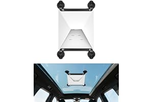 MEKEET Starlink Mini Mount- Suction Cup for Starlink Mini Accessories- Secure Satellite Mounting Kit for a Stable Satellite Signal, Vibration-Proof in RVs, Boats, Cars Sunroof Window Glass
