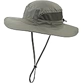 Connectyle Women's UPF 50+ Sun Hat UV Protection Wide Brim Bucket Hat Summer Beach Hats Fishing Hiking Outdoor Safari Hats