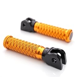 MC MOTOPARTS POLE Gold CNC Front Foot Pegs