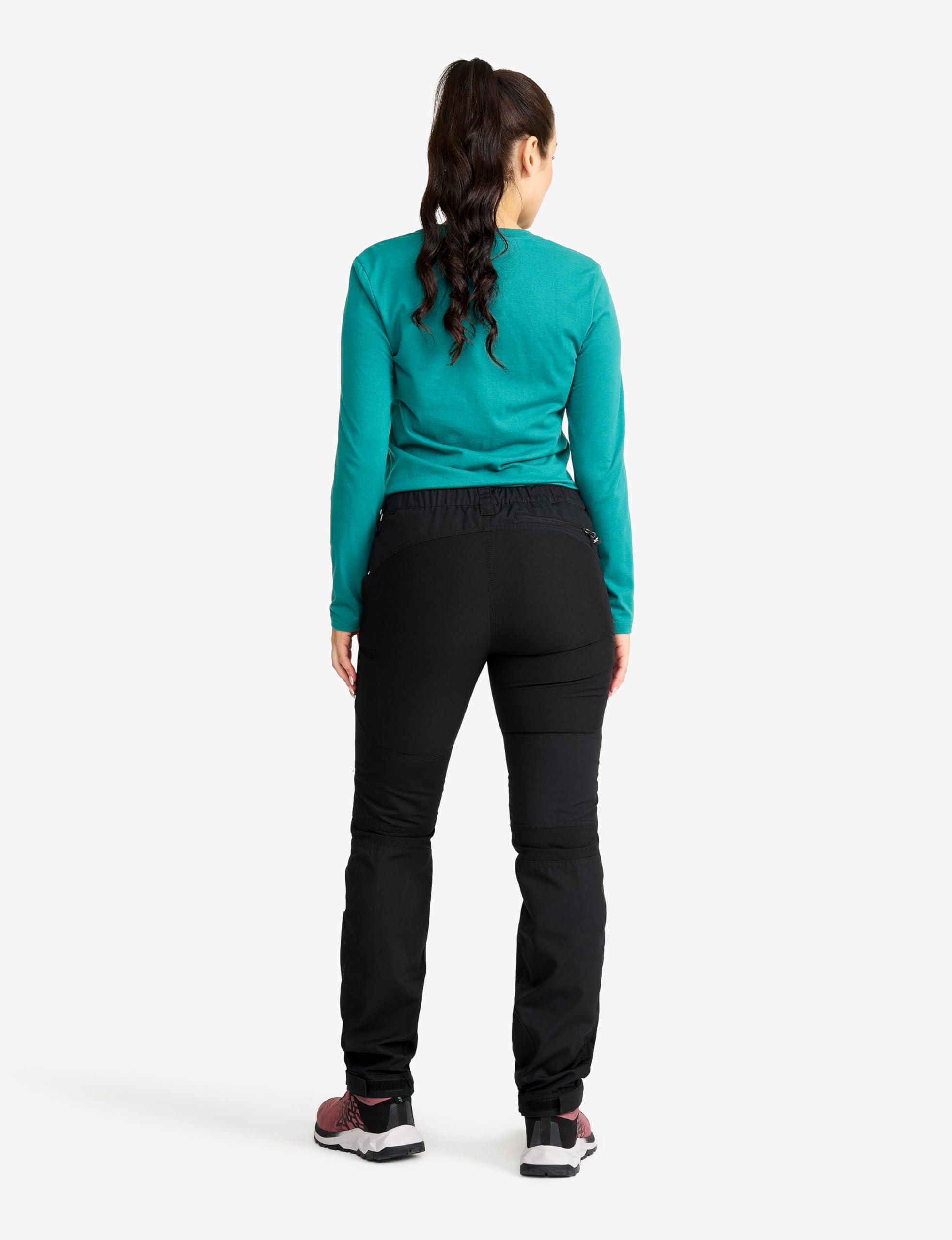 RevolutionRace Damen Nordwand Pants, Hose zum Wandern und für viele Outdoor-Aktivitäten, Jet Black, XL 3