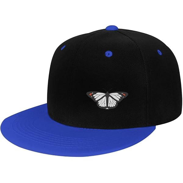 Blue Green Butterfly Snapback Hats for Men Baseball Cap 