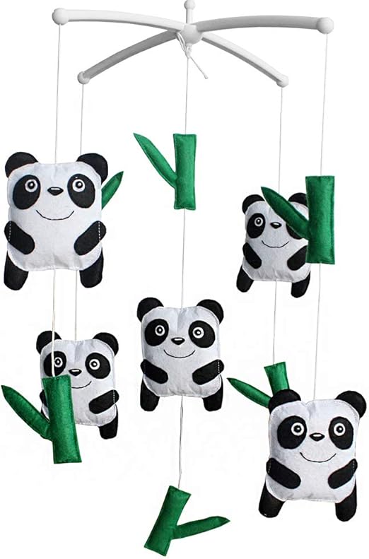 panda crib mobile