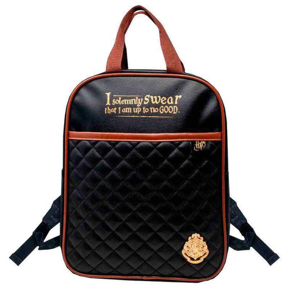 Children's Harry Potter Quilted Black Backpack