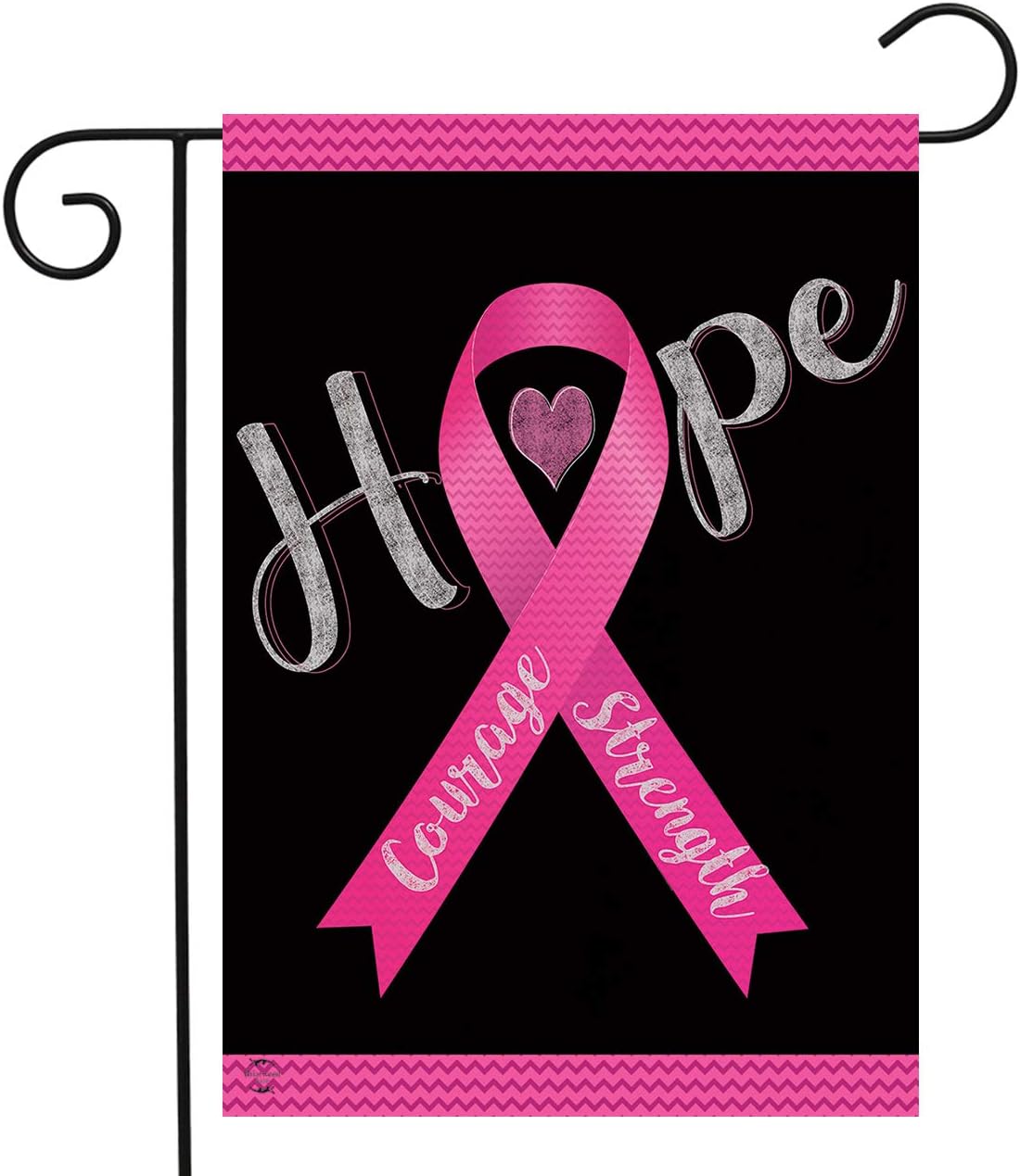 Best Pink Ribbon Garden Flags