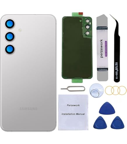 Amazon.com: Perzework Rear Back Glass Replacement for Samsung