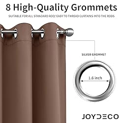 Joydeco Blackout Curtains 95 Inch Length 2 Panels