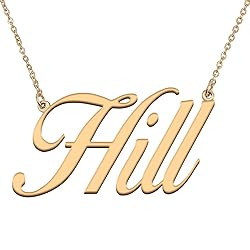 HUAN XUN Customized Custom Simple Any Name Necklace