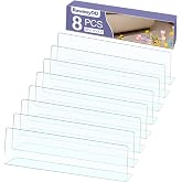 RowinsyDD Under Couch Blocker, Couch Blockers for Pets, 8 Pack | Clear Under Furniture Blocker,Stop Things Going Under Sofa,