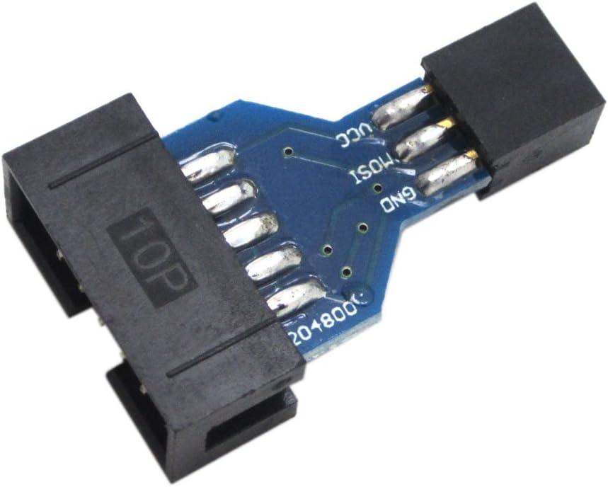 DollaTek Smaller 10Pin to 6Pin Adapter Board for AVRISP MKII USBASP STK500